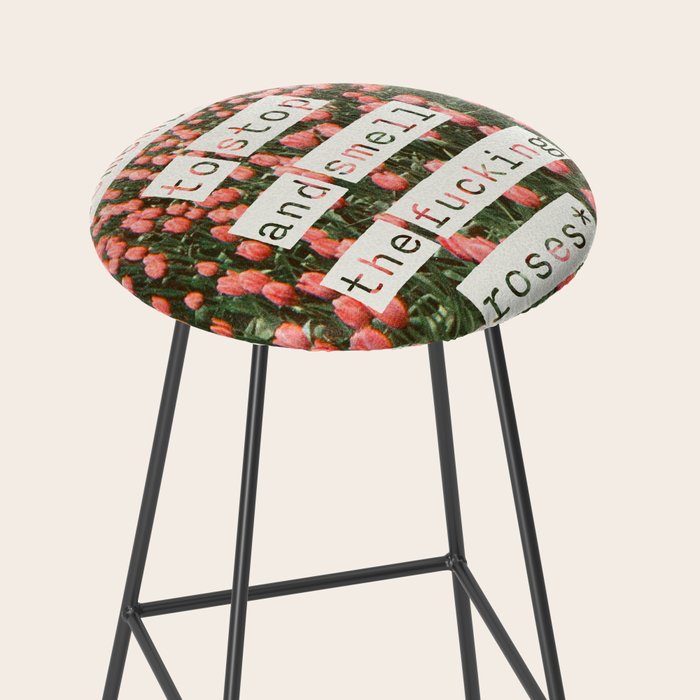 Remember to stop and smell the roses Stool Gallery Image 2