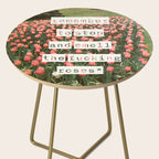 Remember to stop and smell the roses Side Table Gallery Image 2