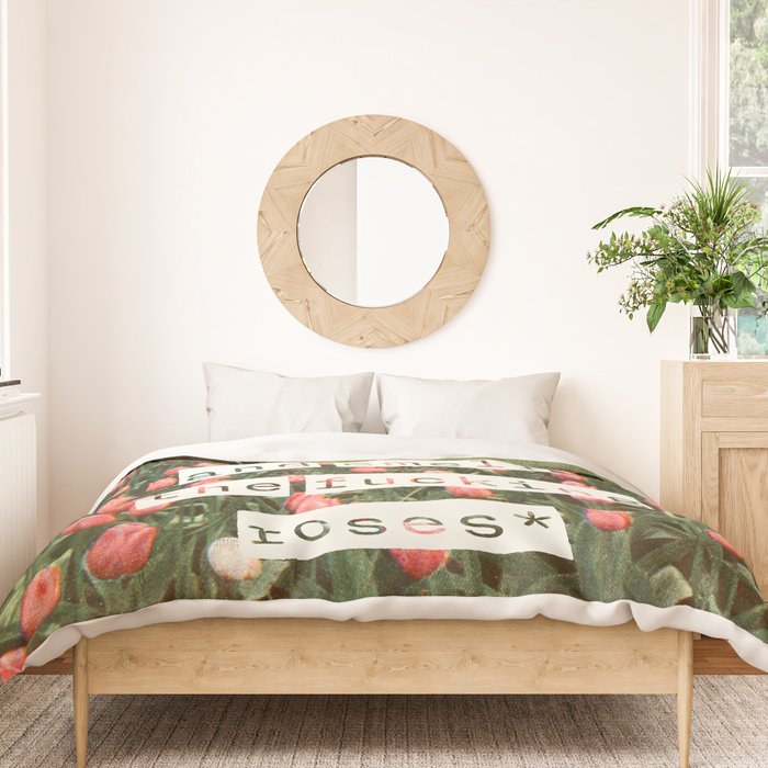 Remember to stop and smell the roses Duvet Cover Gallery Image 3