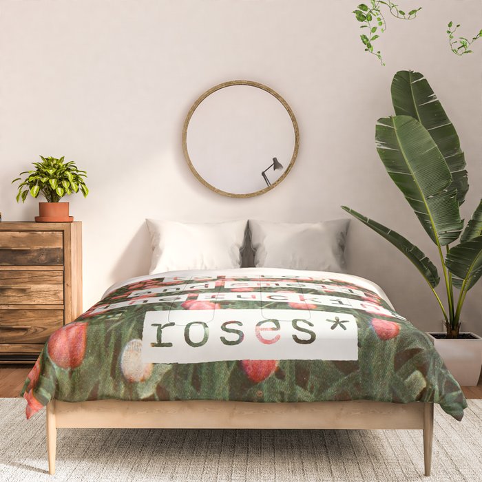 Remember to stop and smell the roses Comforter Gallery Image 3