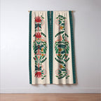 Dragonfly Folk Design Window Curtain Gallery Image 3