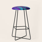 Star eater in northern lights Stool Gallery Image 1