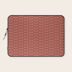 Dragonfly Pattern XVI Rose Pink Laptop Sleeve Gallery Image 1
