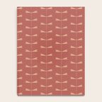 Dragonfly Pattern XVI Rose Pink Notebook Gallery Image 4