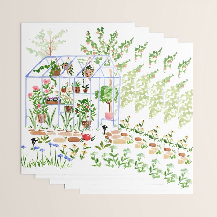 In the Garden Wrapping Paper Gallery Image 3