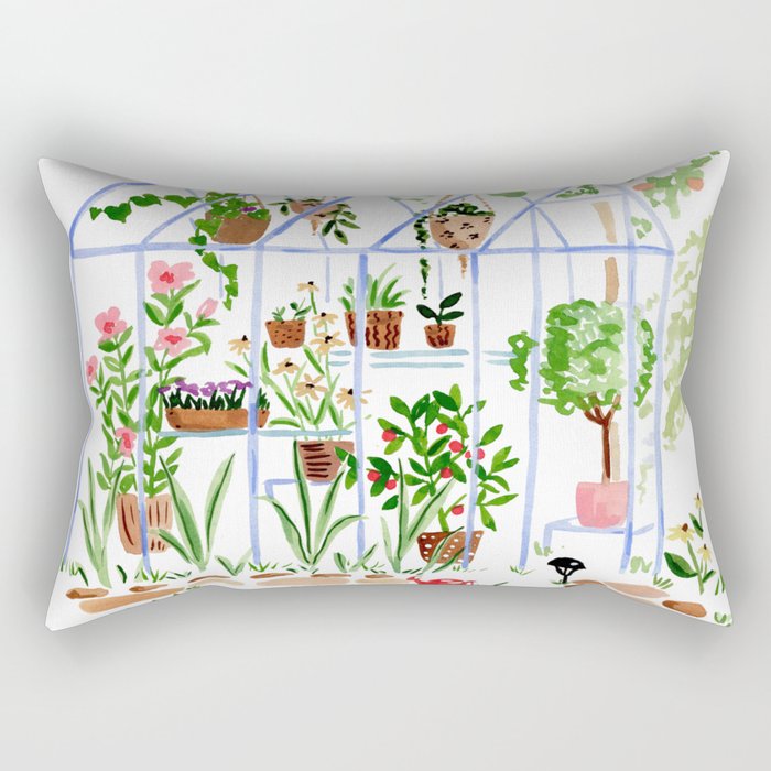 In the Garden Rectangular Pillow Gallery Image 2
