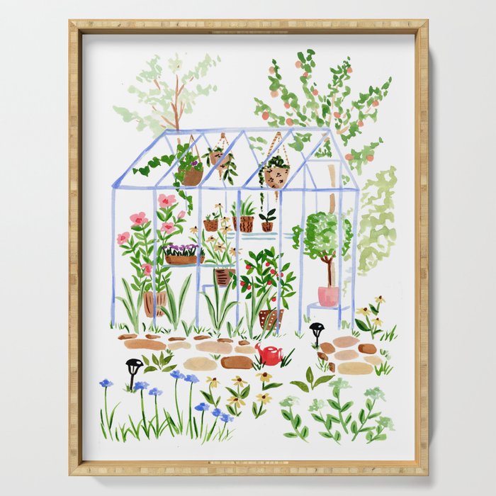 In the Garden Serving Tray Gallery Image 1
