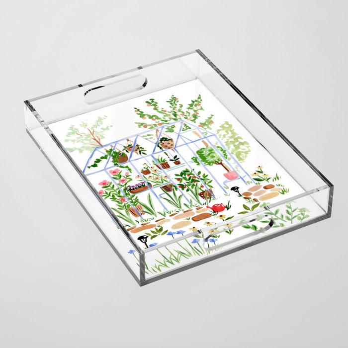 In the Garden Acrylic Tray Gallery Image 1