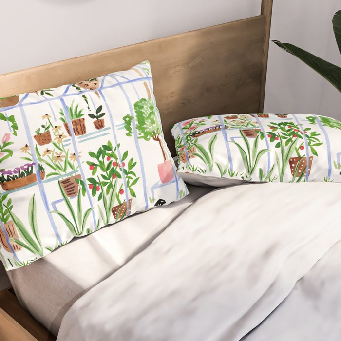 In the Garden Pillow Sham Gallery Image 2