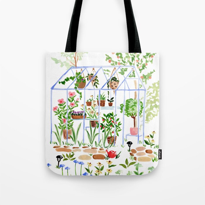 In the Garden Tote Bag Gallery Image 1
