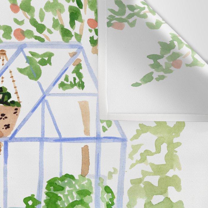 In the Garden Wall Tapestry Gallery Image 3