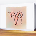 Aries Symbol Wall Mural Gallery Image 2