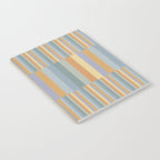 Mixed Stripes Pattern XVI Beachy Colors Notebook Gallery Image 2
