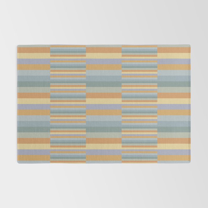 Mixed Stripes Pattern XVI Beachy Colors Rug Gallery Image 2