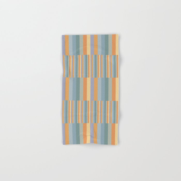 Mixed Stripes Pattern XVI Beachy Colors Bath Towel Gallery Image 1