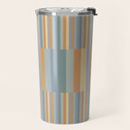 Mixed Stripes Pattern XVI Beachy Colors Travel Mug Gallery Image 2