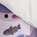 Shark day2 - bright Comforter Gallery Image 4