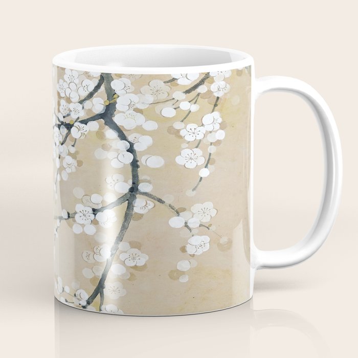 Ume flower painting,korean painting. chinoiserie. Coffee Mug Gallery Image 1