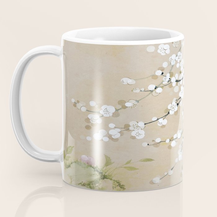 Ume flower painting,korean painting. chinoiserie. Coffee Mug Gallery Image 3