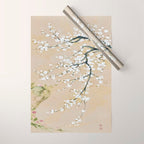 Ume flower painting,korean painting. chinoiserie. Wrapping Paper Gallery Image 1