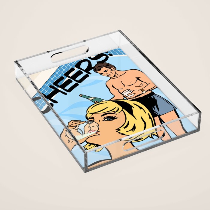 cheers! Acrylic Tray
