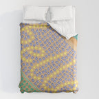 Bella / Beautiful Italy Beach Umbrellas - Aerial Italian Duvet Cover Gallery Image 6