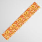 70s Retro Daisy Floral Table Runner Gallery Image 3