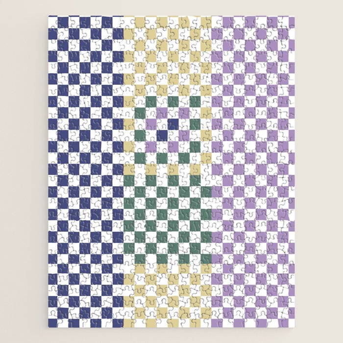 Bold colors block grid A Jigsaw Puzzle Gallery Image 1