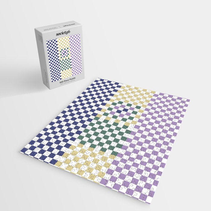 Bold colors block grid A Jigsaw Puzzle Gallery Image 2