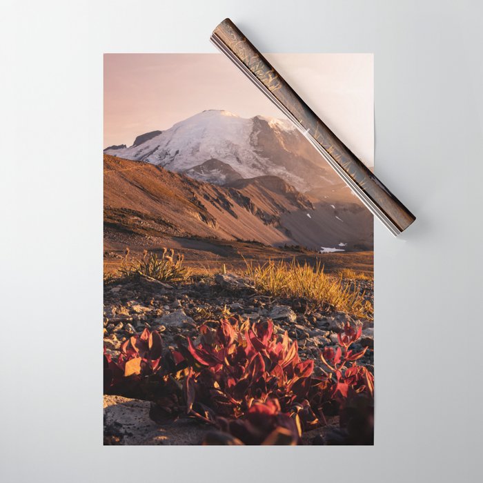 Believe in Miracles - Mount Rainier National Park Wrapping Paper Gallery Image 1