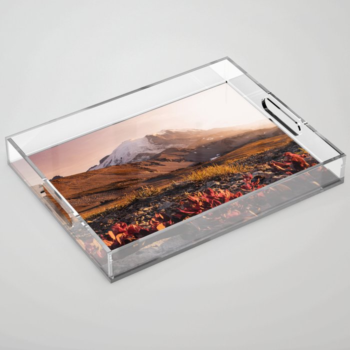 Believe in Miracles - Mount Rainier National Park Acrylic Tray Gallery Image 1