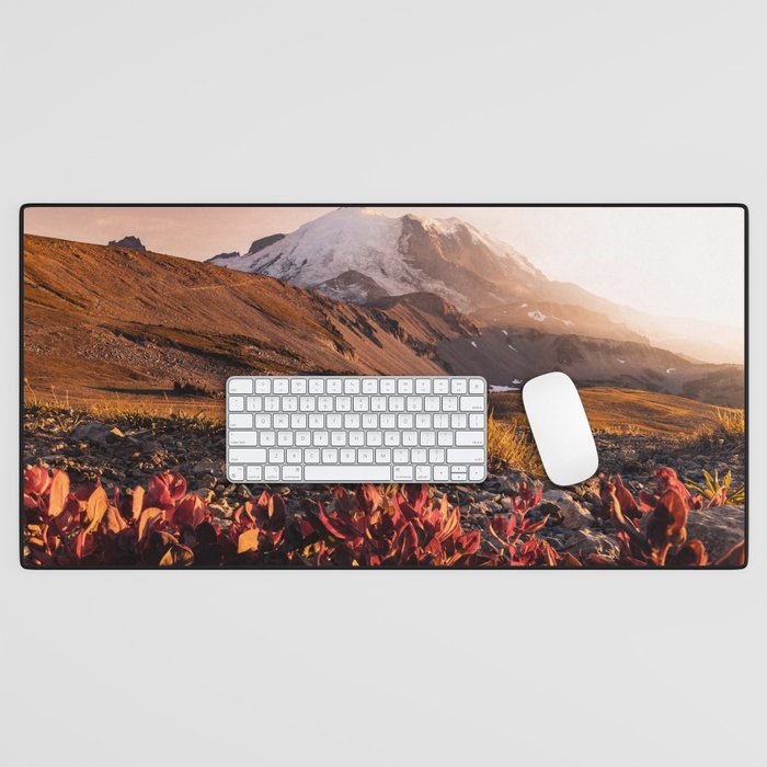 Believe in Miracles - Mount Rainier National Park Desk Mat Gallery Image 1