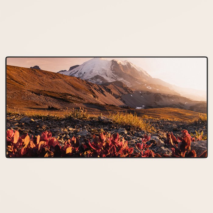 Believe in Miracles - Mount Rainier National Park Desk Mat Gallery Image 3