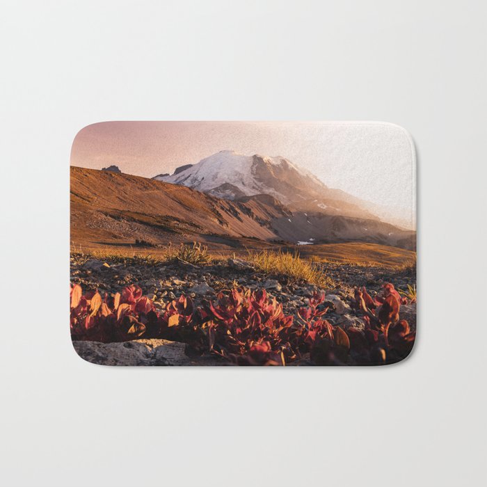 Believe in Miracles - Mount Rainier National Park Bath Mat Gallery Image 1