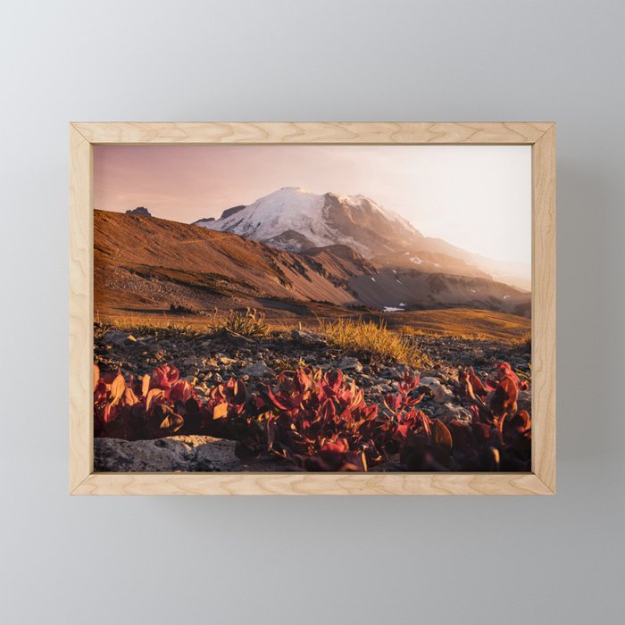 Believe in Miracles - Mount Rainier National Park Mini Art Print Gallery Image 1