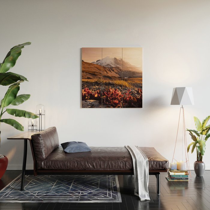 Believe in Miracles - Mount Rainier National Park Wood Wall Art Gallery Image 2