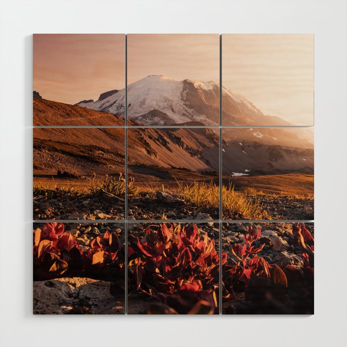 Believe in Miracles - Mount Rainier National Park Wood Wall Art Gallery Image 1
