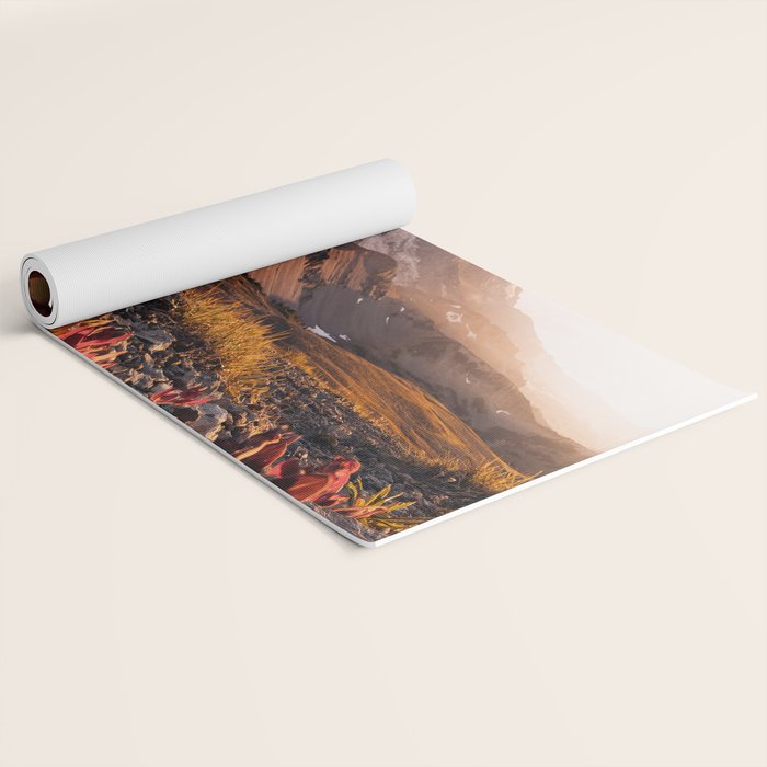 Believe in Miracles - Mount Rainier National Park Yoga Mat Gallery Image 2