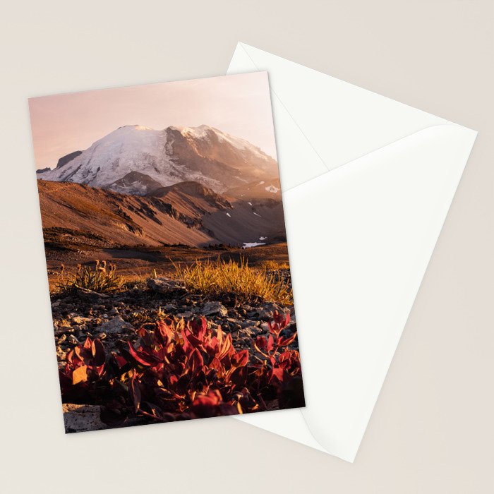 Believe in Miracles - Mount Rainier National Park Stationery Card Gallery Image 2