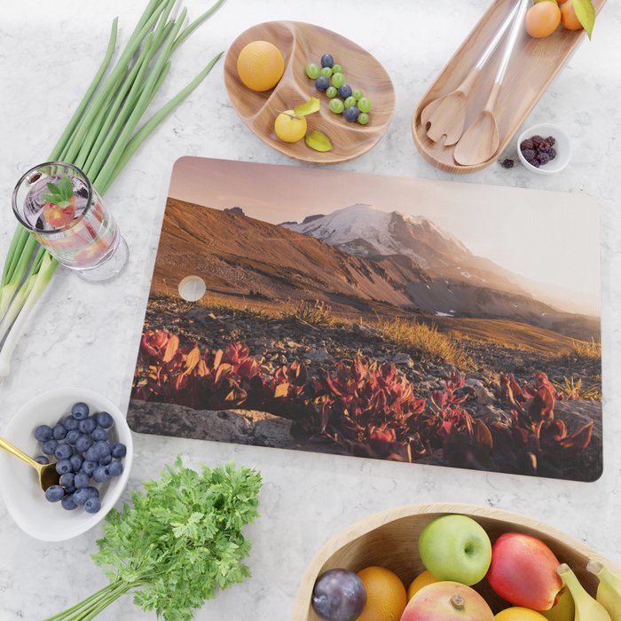 Believe in Miracles - Mount Rainier National Park Cutting Board Gallery Image 2