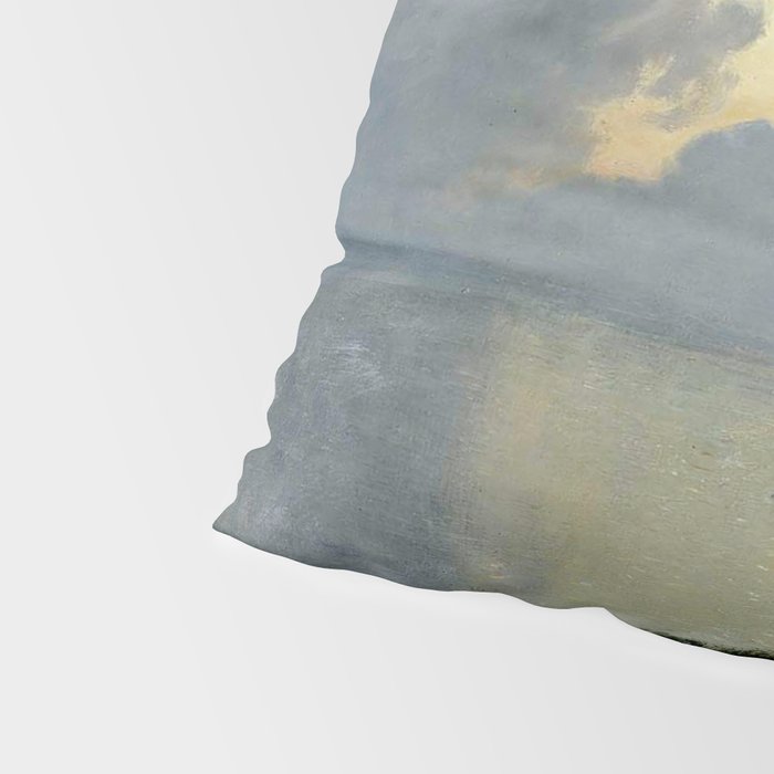 Summer night by the sea, tisvilde, 1900, Oil Landscape Painting  Pillow Sham Gallery Image 4