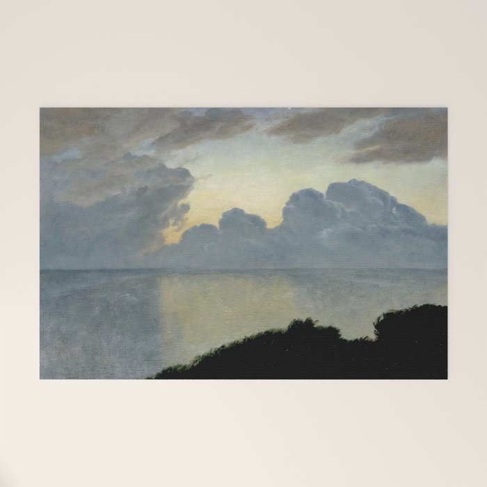 Summer night by the sea, tisvilde, 1900, Oil Landscape Painting  Welcome Mat Gallery Image 1