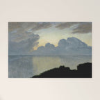 Summer night by the sea, tisvilde, 1900, Oil Landscape Painting  Welcome Mat Gallery Image 1