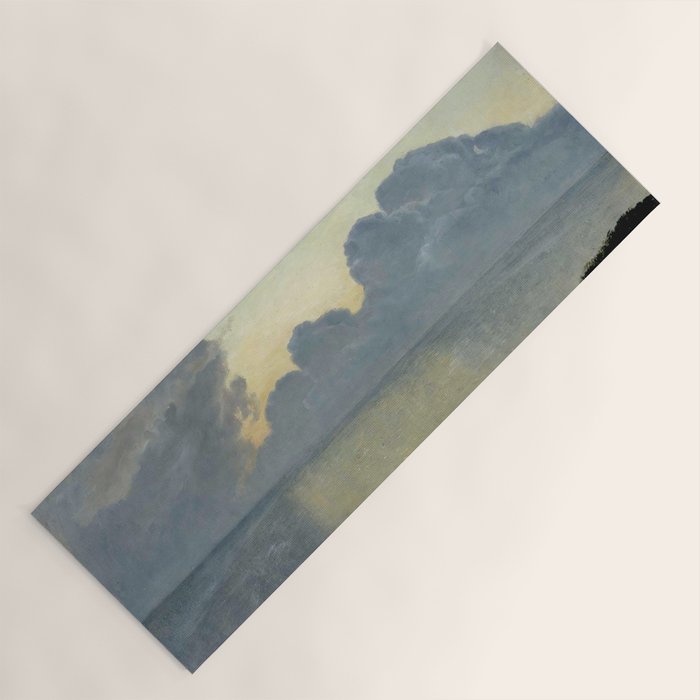 Summer night by the sea, tisvilde, 1900, Oil Landscape Painting  Yoga Mat Gallery Image 1