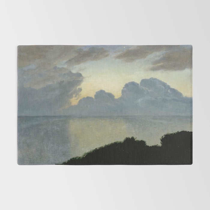 Summer night by the sea, tisvilde, 1900, Oil Landscape Painting  Rug Gallery Image 2