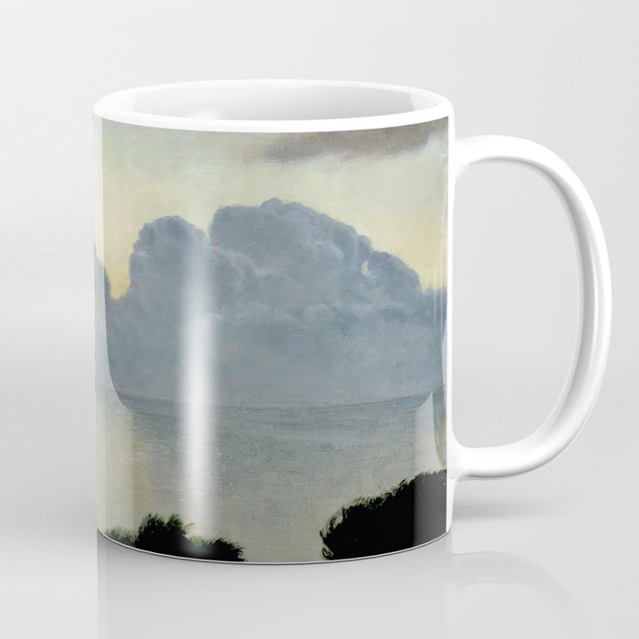 Summer night by the sea, tisvilde, 1900, Oil Landscape Painting  Coffee Mug Gallery Image 1