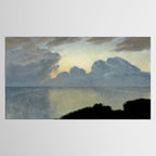 Summer night by the sea, tisvilde, 1900, Oil Landscape Painting  Tablecloth Gallery Image 2