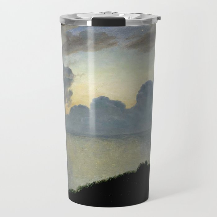 Summer night by the sea, tisvilde, 1900, Oil Landscape Painting  Travel Mug Gallery Image 1