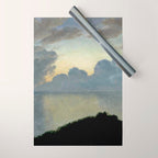 Summer night by the sea, tisvilde, 1900, Oil Landscape Painting  Wrapping Paper Gallery Image 1