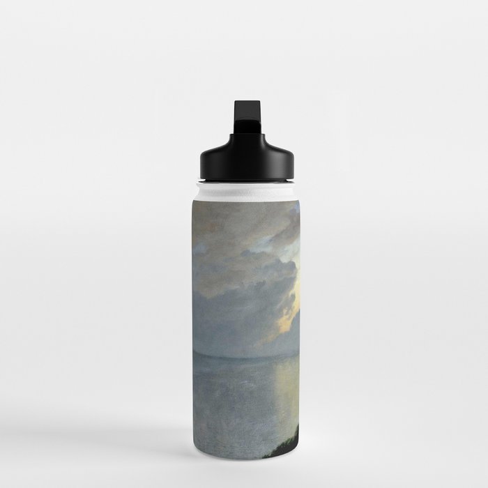 Summer night by the sea, tisvilde, 1900, Oil Landscape Painting  Water Bottle Gallery Image 3